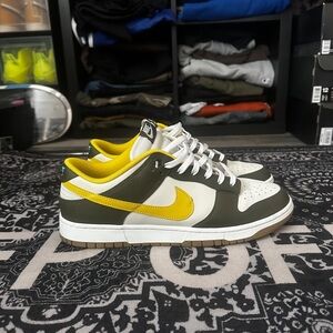 🔥 Nike Dunk Low Premium “Cargo Khaki Vivid Sulfur” 🔥